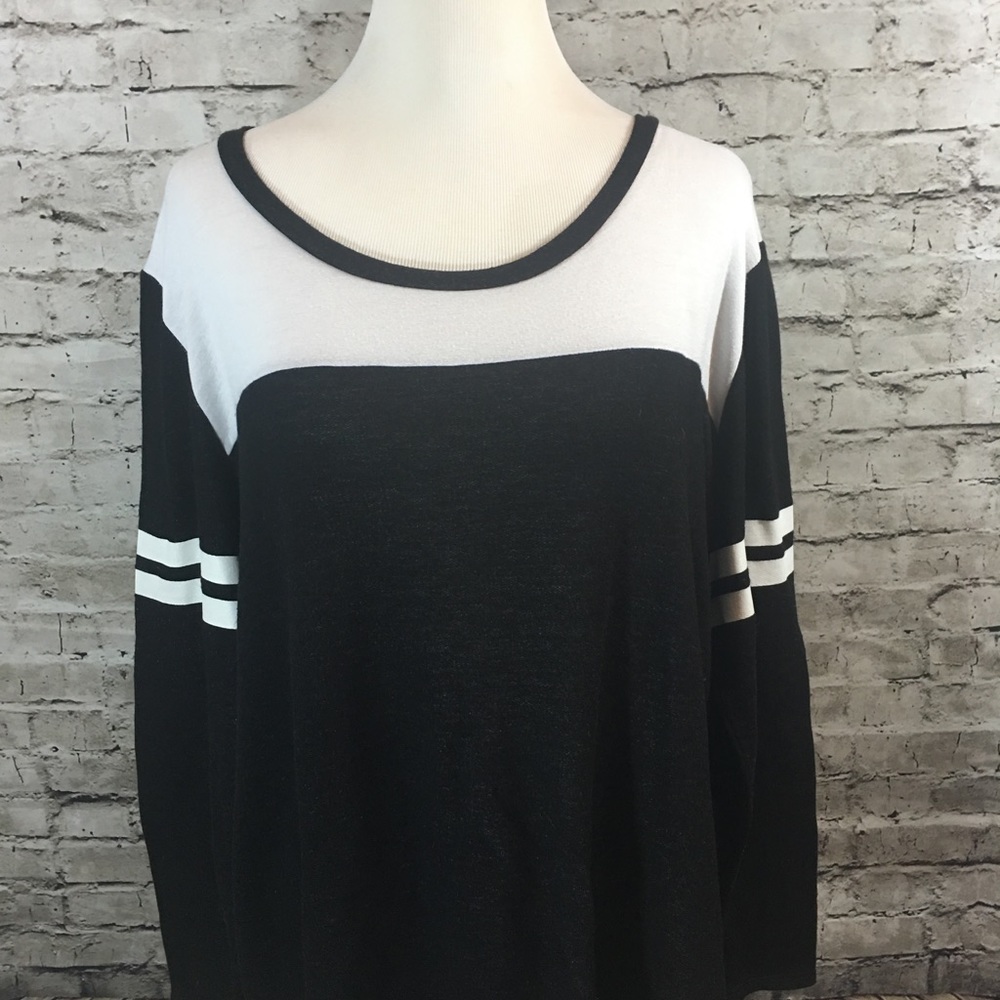 Black and white shirt